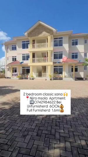 Apartment ya vyumba viwili inapangishwa Njiro Msola, Arusha