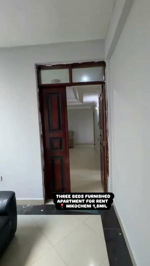 Apartment (Furnished) ya vyumba vitatu inapangishwa Mikocheni, Dar Es Salaam