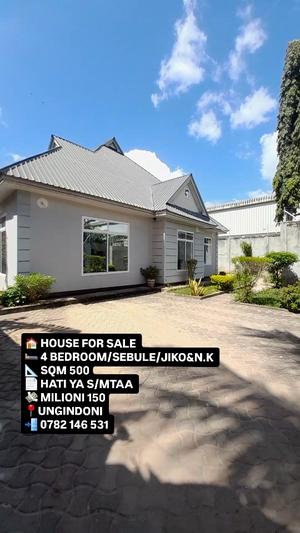 4 Bedrooms House for Sale in Kigamboni Ungindoni, Dar Es Salaam (500 sqm)