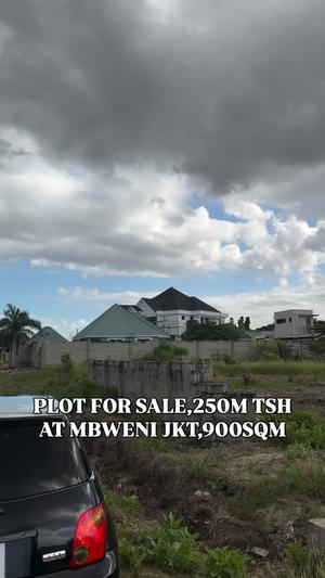Kiwanja kinauzwa Mbweni Jkt, Dar Es Salaam sqm 900