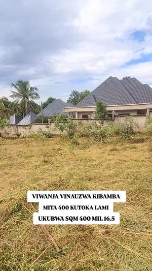 Plot for sale in Kibamba Shule/Gogoni, Dar Es Salaam sqm 400