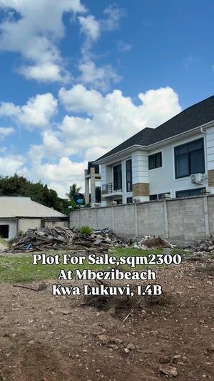 Plot for sale in Mbezi Beach Kwa Lukuvi, Dar Es Salaam sqm 2300