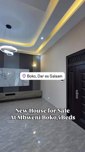 Nyumba ya vyumba vinne inauzwa Njia Panda Ya Mbweni - Boko, Dar Es Salaam (800 sqm)