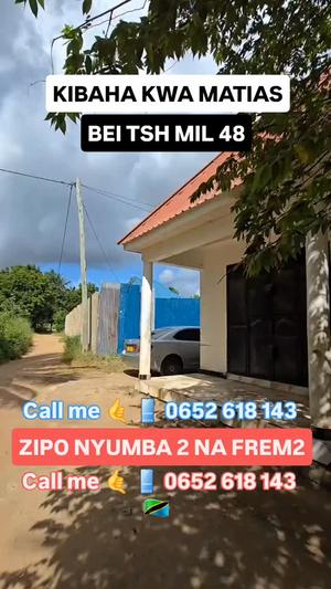 Nyumba ya vyumba vitatu inauzwa Kibaha Kwa Matias, Pwani (800 sqm)