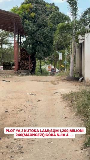 Residential Plot for Sale in Goba Njia 4, Dar Es Salaam (1200 sqm) Residential Plot for Sale in Goba Njia 4, Dar Es Salaam (1200 sqm)