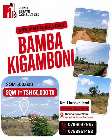 Residential Plot for Sale in Bamba - Kigamboni, Dar Es Salaam Residential Plot for Sale in Bamba - Kigamboni, Dar Es Salaam