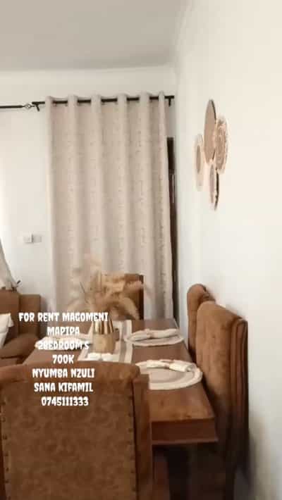 Nyumba ya vyumba viwili inapangishwa Magomeni Mapipa, Dar Es Salaam