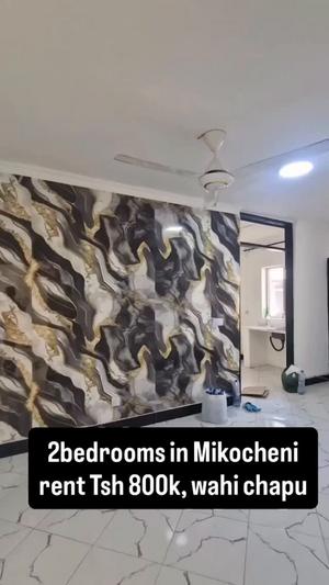 Apartment ya vyumba viwili inapangishwa Mikocheni B, Dar Es Salaam