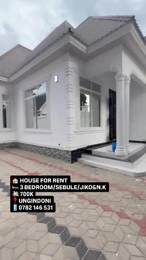 Nyumba ya vyumba vitatu inapangishwa Kigamboni Ungindoni, Dar Es Salaam Nyumba ya vyumba vitatu inapangishwa Kigamboni Ungindoni, Dar Es Salaam