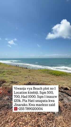 Beach Plot kinauzwa Kimbiji, Dar Es Salaam (500 sqm) Beach Plot kinauzwa Kimbiji, Dar Es Salaam (500 sqm)