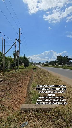 Kiwanja kinauzwa Mbweni Mpiji, Dar Es Salaam sqm 601 Kiwanja kinauzwa Mbweni Mpiji, Dar Es Salaam sqm 601