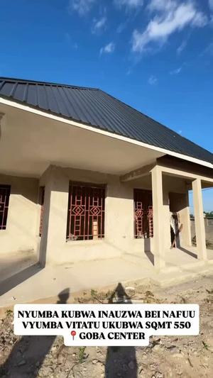 Nyumba ya vyumba vitatu inauzwa Goba Center, Dar Es Salaam (550 sqm) Nyumba ya vyumba vitatu inauzwa Goba Center, Dar Es Salaam (550 sqm)