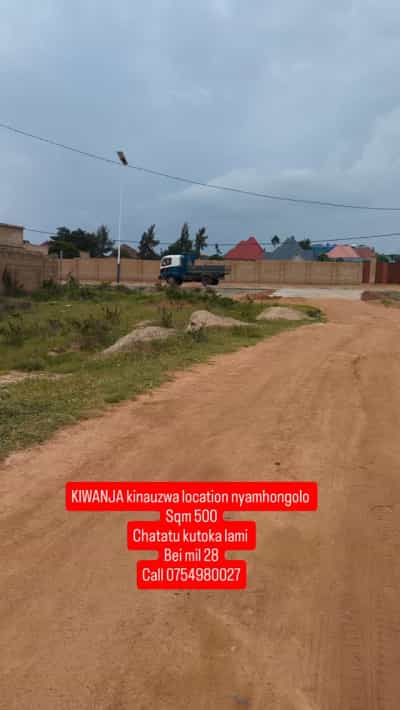 Kiwanja kinauzwa Nyamhongolo, Mwanza (500 sqm) Kiwanja kinauzwa Nyamhongolo, Mwanza (500 sqm)