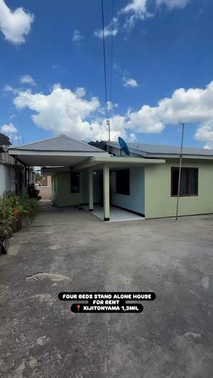 Nyumba/Apartment ya vyumba vinne inapangishwa Kijitonyama, Dar Es Salaam