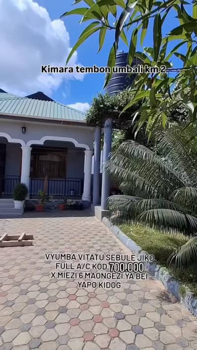 Nyumba ya vyumba vitatu inapangishwa Kimara, Dar Es Salaam