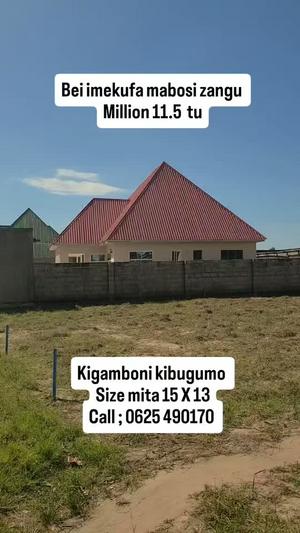 Plot for sale in Kibugumo, Kigamboni, Dar Es Salaam sqm 195