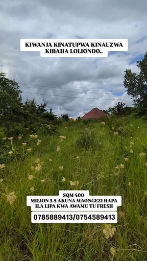 Kiwanja kinauzwa Kibaha Loliondo, Pwani sqm 400