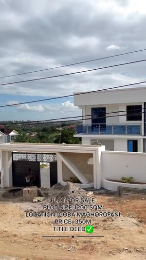 Kiwanja kinauzwa Goba Maghorofani, Dar Es Salaam sqm 1200 Kiwanja kinauzwa Goba Maghorofani, Dar Es Salaam sqm 1200