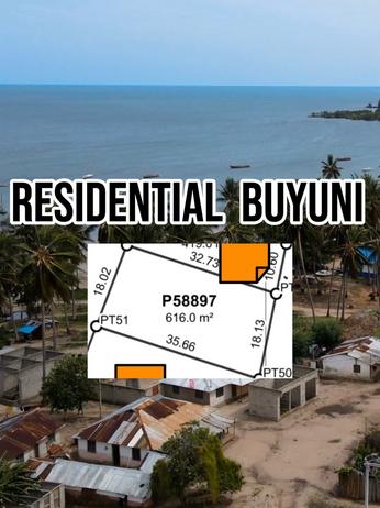 Kiwanja kinauzwa Kigamboni Buyuni Greencity, Dar Es Salaam (616 sqm)