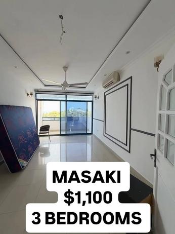 Nyumba ya vyumba vitatu inapangishwa Masaki, Dar Es Salaam