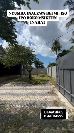 Nyumba ya vyumba vitatu inauzwa Boko Msikitini, Dar Es Salaam