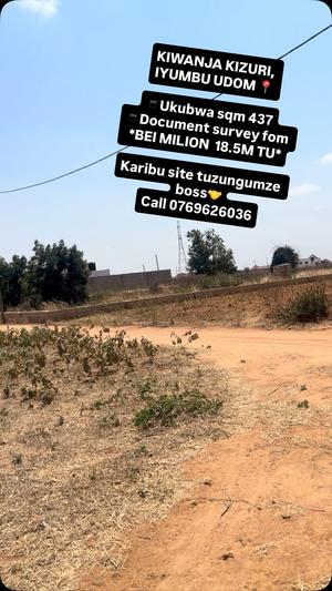 Residential Plot for Sale in Iyumbu UDOM, Dodoma (437 sqm) Residential Plot for Sale in Iyumbu UDOM, Dodoma (437 sqm)