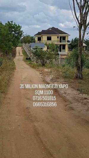 Kiwanja kinauzwa Mbezi Msakuzi, Dar Es Salaam (1100 sqm) Kiwanja kinauzwa Mbezi Msakuzi, Dar Es Salaam (1100 sqm)