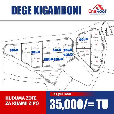 Kiwanja kinauzwa Kigamboni, Dar Es Salaam