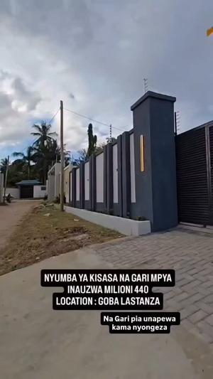 Nyumba ya vyumba vitatu inauzwa Goba Lastanza, Dar Es Salaam (600 sqm)