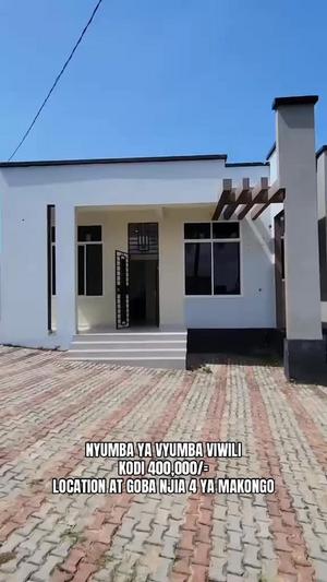 Apartment ya vyumba viwili inapangishwa Goba Nji4 Ya Makongo, Dar Es Salaam