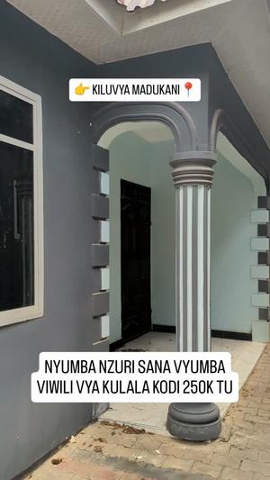 Nyumba ya vyumba viwili inapangishwa Kiluvya Madukani, Pwani Nyumba ya vyumba viwili inapangishwa Kiluvya Madukani, Pwani