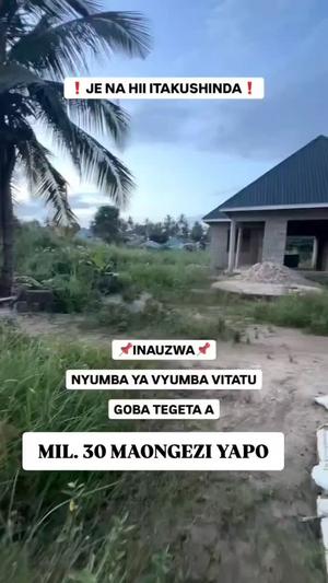 Nyumba ya vyumba vitatu inauzwa Goba Tegeta, Dar Es Salaam