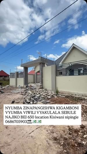 2 Bedrooms House for Rent in Kisiwani, Dar Es Salaam 2 Bedrooms House for Rent in Kisiwani, Dar Es Salaam
