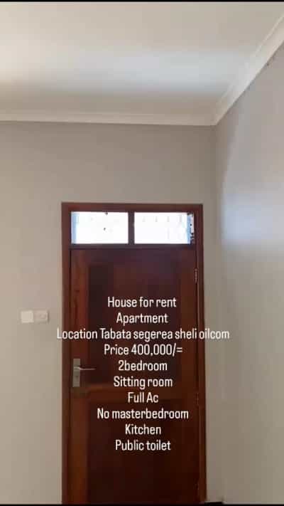 Apartment ya vyumba viwili inapangishwa Tabata Segerea, Dar Es Salaam