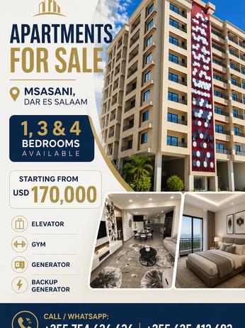 Apartment for Sale in Msasani, Dar Es Salaam Apartment for Sale in Msasani, Dar Es Salaam