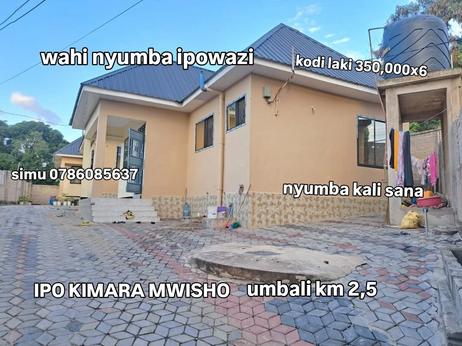 Nyumba ya vyumba viwili inapangishwa Kimara Mwisho, Dar Es Salaam Nyumba ya vyumba viwili inapangishwa Kimara Mwisho, Dar Es Salaam