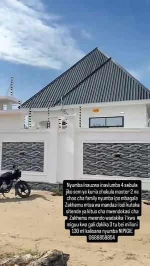 4 Bedrooms House for Sale in Mbagala Zakhemu, Mandazi street, Dar Es Salaam