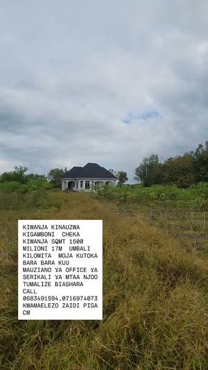 Plot for sale in Kigamboni, Dar Es Salaam sqm 1500