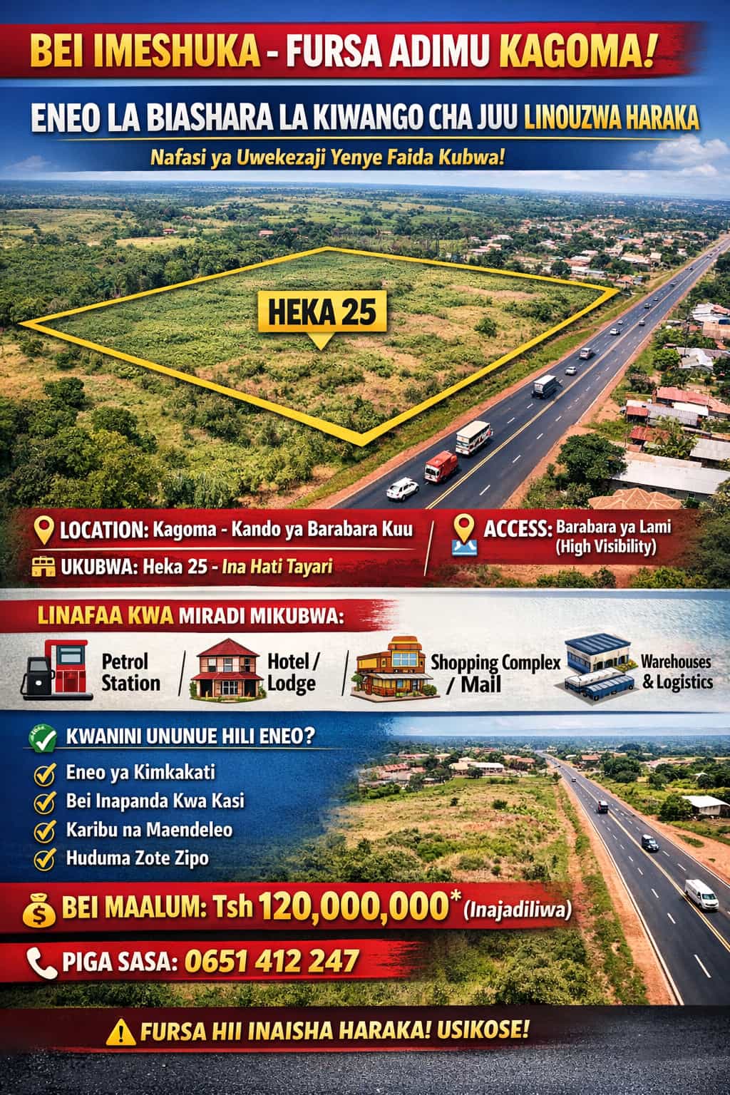 Kiwanja kinauzwa Kagoma, Muleba, Kagera Kiwanja kinauzwa Kagoma, Muleba, Kagera