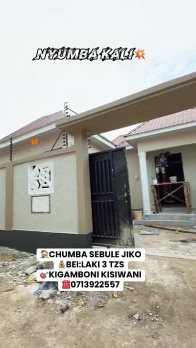 Apartment ya chumba kimoja inapangishwa Kigamboni Kisiwani, Dar Es Salaam