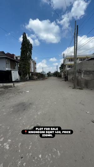 Kiwanja kinauzwa Kinondoni, Dar Es Salaam (400 sqm)