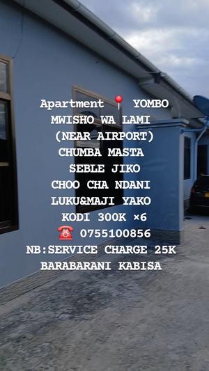 Apartment ya chumba kimoja inapangishwa Yombo, Pwani
