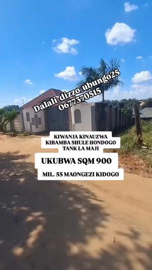 Kiwanja kinauzwa Kibamba Shule Hondogo, Dar Es Salaam sqm 900 Kiwanja kinauzwa Kibamba Shule Hondogo, Dar Es Salaam sqm 900