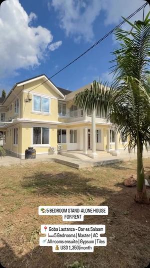 5 Bedrooms House for Rent in Goba Lastanza, Dar Es Salaam