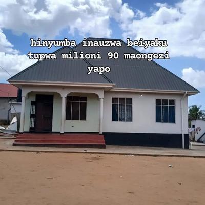 Nyumba ya vyumba vitatu inauzwa Kibaha Pangani, Pwani (550 sqm)