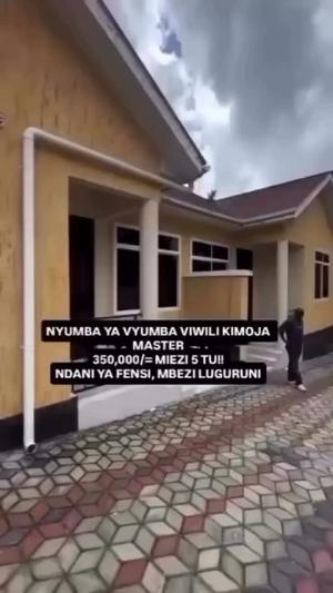 Nyumba ya vyumba viwili inapangishwa Mbezi Luguruni, Dar Es Salaam