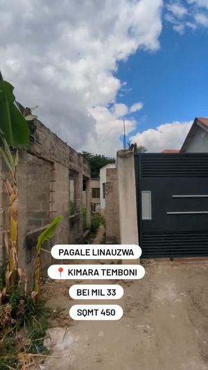 Nyumba ya vyumba viwili inauzwa Kimara Temboni, Dar Es Salaam (450 sqm) Nyumba ya vyumba viwili inauzwa Kimara Temboni, Dar Es Salaam (450 sqm)