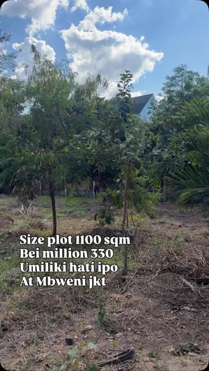 Residential Plot for Sale in Mbweni JKT, Dar Es Salaam (1100 sqm) Residential Plot for Sale in Mbweni JKT, Dar Es Salaam (1100 sqm)