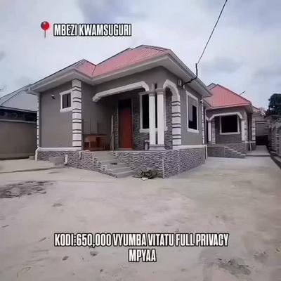 Apartment ya vyumba vitatu inapangishwa Mbezi Kwa Msuguri, Dar Es Salaam
