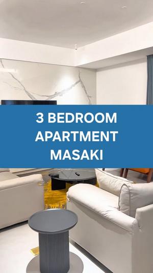 Apartment (Furnished) ya vyumba vitatu inapangishwa Masaki, Dar Es Salaam